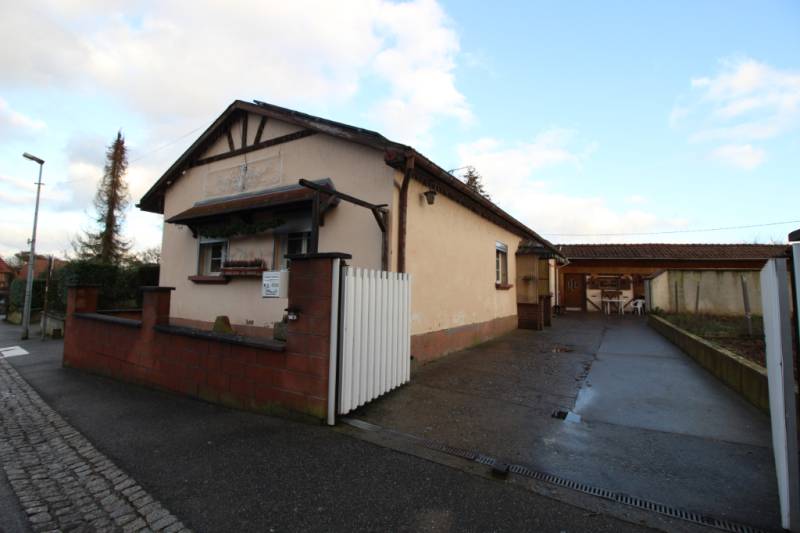 Maison plain pied à vendre Bitschhoffen 5 Pièces 93 M² avec panneaux photovoltaïque