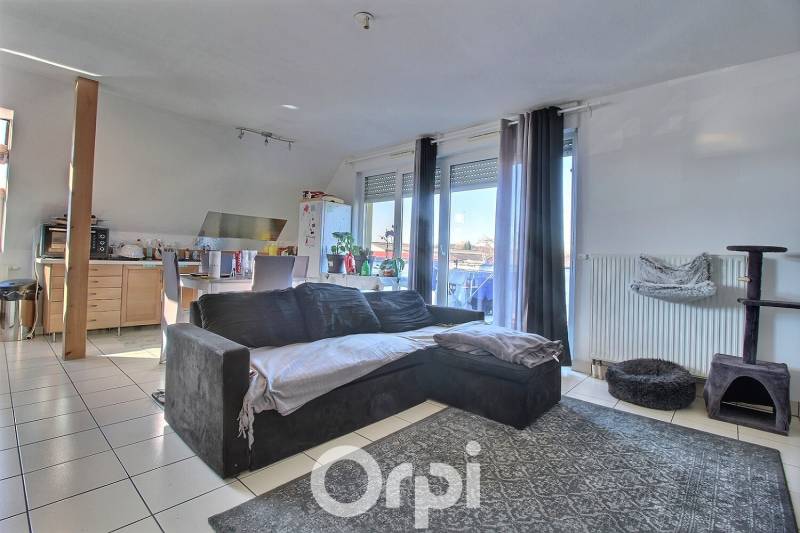 Appartement à vendre, situé à Niedermodern 3 pièces 62.27 m² au dernier étage